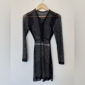 NEW black sheer dress